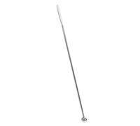 Outanaya Bâtonnets à mélanger en acier inoxydable pour cocktails et café, avec longue tige d'agitation, non déformables, idéaux pour événements et réceptions, style épuré Réutilisable