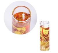 Outanaya Bougie Parfumée Forme en Coupe Flamme Silencieuse en Gelée de Cire sans Fumée Coquillages Décoratifs Couleur Aléatoire pour Mariage et Décoration Intérieure