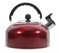 Outanaya Bouilloire Sifflante Théière Hémisphérique 3l Poignée Ergonomique Plusieurs styles en Acier Inoxydable Rouge Compatible Cuisinière à Induction Plusieurs styles Plusieurs styles