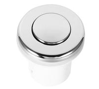 Outanaya Bouton Pneumatique Blanc pour Spa Pressostat, en Plastique Abs et Ressort INOX 304, Effet D'étanchéité Déformation, pour Bassin de Massage