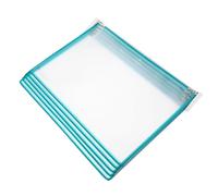 Outanaya Classeur Mural Trieur de Dossiers Suspendus 5 Pages A4 Vert | Usage Bureau Quotidien, Sessions de Formation, Installation Facile, Rangement Peu Encombrant, Fer et Pvc