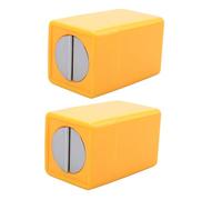 Outanaya Lot de 2 Boîtes de Recyclage pour Lames Usagées, Boîte Portable et Légère, Optimisée pour Bureau et Espace de Travail, Conteneur pour Lames Cassées