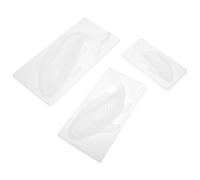 Outanaya Moule de Poisson 3 Pièces en Pp Blanc, Antiadhésif et Conductivité Thermique, pour Pâtisserie, Chocolat et Gâteau de Riz DIY