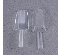 Outanaya Pelle à glace, pelle en plastique, cuillère doseuse multifonction 10 pièces, mini format léger, pour bonbons et petits aliments, cuisine et buffet