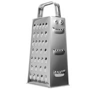 Outanaya Râpe Multifonction Cuisine Outil Portatif en Acier Inoxydable à 4 Faces Cuisine Facile à Stocker, pour Préparation Rapide pour Légumes et Fruits