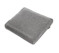 BOMOE Coussin de Jardin Dossier extérieur Protection UV Housse Lavable Banc | 70x40cm gris clair 10cm épaisseur confortable pour fauteuil chaise salon Premium lounge ilano