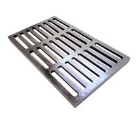 Outdoor D GrateHeavy Du Couvercle de vidange en fonte pour trottoir de jardin Patio (75 x 45 x 4 cm) Design pour un arrosage efficace