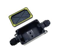 Outdoor Electrical Box - Waterproof Dustproof Enclosure - 2/3-Way PlugCord Connector Boxes - For Garden Yard Pathway Balcony Patio Landscape Roof Gate Power Strip Light