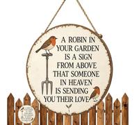 Outdoor Patio Signs - Vintage Memorial Weatherproof Ornament