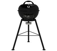 Outdoorchef City 420 G SE Black - Barbecue à Gaz Sphérique Compact avec Sac de Transport, 4,3 kW, Cuisson Directe et Indirecte, 4-6 Personnes