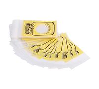 outdoorm 4 Couleurs 100 pcs/Paquet Joli Sac d'emballage Cadeau en Plastique pour Bonbons, Biscuits, Fournitures de fête, Nouveau (7 * 10+3 Jaune)