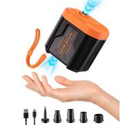 OutdoorMaster Bonito Pompe à air électrique portable 5 kPa pour gonflables, 14,43 Wh, mini pompe à air rechargeable, gonflage et dégonflage pour matelas pneumatique, flotteur de piscine, sacs de