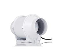 OutFyt Ventilateur De Conduit En Ligne Silencieux 4 Pouces, Hotte Cuisine, Sortie Ventilation, Extracteur D'air Salle Bains, Booster HF-100S,Ventilation de l'air
