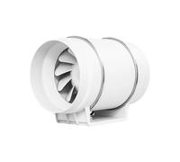 OutFyt Ventilateur D'échappement Silencieux En Ligne De 6 Pouces, Extracteur Conduit, For Salle Bains, Cuisine, Toilettes, Nettoyage L'air Mural, Booster,Ventilation de l'air