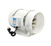 OutFyt Ventilateur D'extraction 3''4''5''6 '', Tuyau En Ligne Silencieux, Extracteur De Salle Bains, Ventilation Cuisine, Toilettes, Nettoyage L'air Mural,Ventilation de l'air(5inch)