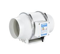 OutFyt Ventilateurs D'échappement Accueil Silencieux Tuyau En Ligne Ventilateur For Salle De Bains Extracteur Ventilation Cuisine Toilette Mur Air Nettoyant,Ventilation de l'air(5 inch)
