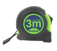 OUTIBAT Mètre bi-matière - 3 m