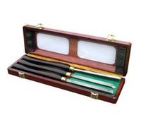 Outifrance - 3 Outils de tourneur manche bois Pro G