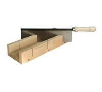 Outifrance - Boîte à onglet bois + scie à dos 250 x 70 x 30 mm G