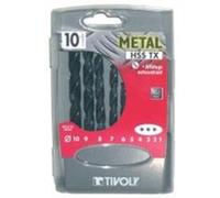 Tivoly Foret métaux Essential HSS Steam pointe en C coffret de 10 pièces