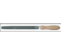 Outifrance - Lime demi-ronde, manche bois, 150 mm, Bâtarde Outifrance