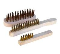 Outifrance - Lot de 3 brosses à fils durs G