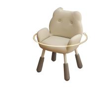 OUTIFUOTPP Chaise rotative Petit Ours-Chaise d'étude Mignonne for Chambre de Filles, Chaise Bureau réglable, Maquillage, d'ordinateur à Domicile(Skin Section White)
