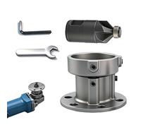Outil à Chanfreiner pour Meuleuse Angulaire, robuste précision réglable, Embout à Chanfreiner pour Meuleuse Angulaire avec Guide, Pour travailleurs du fer, d'aluminium, du cuivre, machinistes,