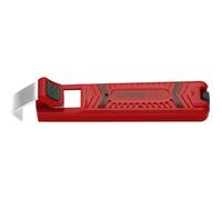 Knipex Outil à dégainer 16 20 16 SB – lame scalpel, 130 mm, boîtier résistant aux chocs, Quantité 1