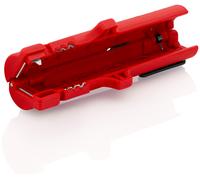 Outil à dégainer pour câbles plats 12mm et ronds D4 - 13mm - 125mm - Sur carte KNIPEX - 1664125SB