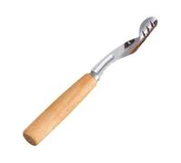 Outil à dénoyauter en acier inoxydable | Manche en bois multifonction et antidérapant | Dénoyauteur à fruits en métal,Pour Maison Salle à Manger Pique-nique Restaurant Camping Fête Barbecue