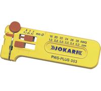 Jokari Dénudeur de câble microprécision PWS-PLUS 003 Ø 0,25–0,80 mm Jaune