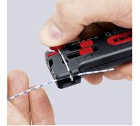 Outil à dénuder, petit modèle Ø 0,3 - 1,0 mm Knipex 12 80 100 SB
