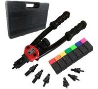Outil pour noix Riveter, design ergonomique, mandrins compatibles, BT-605 avec étui