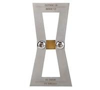 Outil à queue d'aronde règle de travail du bois en acier inoxydable robuste pour l'épissure de plaque réparation de fissures connexion rectangulaire accessoire de menuiserie de (no scale)