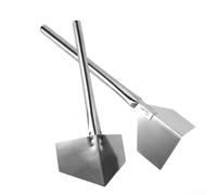 Outil applicateur d'angle, grattoir à mastic, plâtrier d'angle intérieur et extérieur en acier inoxydable pour travaux de finition d'angle de mur intérieur (C)