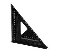 Outil carré multifonctionnel de 7 pouces, charpentier, règle triangulaire en métal carré, outil de mesure