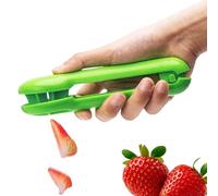 Outil coupe-raisin - PP 16x5,5x2,6 cm Trancheuse à fruits manuelle ergonomique | Outil coupe-raisin aux fraises avec long manche pour raisins, fraises, tomates cerises, petites salades de fruits, prép