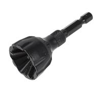 Outil D’Ébavurage et Chanfreinage Externe 1/4, Base 29mm noir | Acier au Tungstène et Alliage, Tige Hexagonale Rapide, pour Atelier Métal et Maintenance