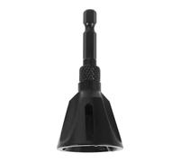 Outil D’ébavurage Extérieur en Acier, Base 34mm, Queue 1/4 Hex | Chanfreinage Rapide, pour Vis et Bords Extérieurs, Atelier, Finition Nette, Noir