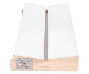 Outil D’étalement des Ailes D’insecte Réglable pour Spécimens | Léger et Portable, en Écume Bois Métal, Blanc, pour Élèves du Primaire Collège