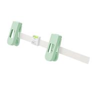 Outil D'accrochage de Tableau avec Conception à Double Clip (GREEN) | Bulle de niveau intégrée, construction ABS, échelle de mesure claire, projets de bricolage à domicile, miroirs, cadres
