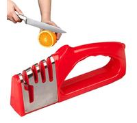 Outil D'affûtage De Couteaux - Aiguiseur Manuel À 4 Niveaux, Aide À L'affûtage Avec Base De Support Antidérapante Et Poignée Ergonomique Pour Un Entretien Précis De La Lame | Pour Cuisine, Ménage, Cam