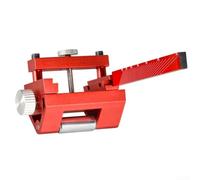 Outil d'affûtage de précision 12,7 cm rouge noir (rouge) | S'adapte aux burins et aux fers à raboter, pour une aide polyvalente au travail du bois, base stable pour un meulage précis