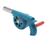 Outil d'Allumage Portable pour Camping et Randonnée(blue) | Manivelle amovible, isolation thermique, pour durable, génération de vent fort, sécurité accrue