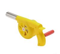 Outil d'Allumage Portable pour Camping et Randonnée(Yellow) | Manivelle amovible, isolation thermique, pour durable, génération de vent fort, sécurité accrue