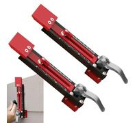 Outil de Bardage Gecko,Kit d'Installation en d'Aluminium avec Système de Fixation - Accessoires de Mesure d'Angle Réglable et Règle de Pose à Recouvrement pour Professionnels, Débutants et Bri
