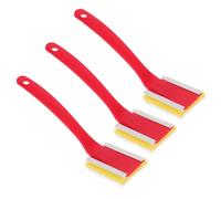 Outil de Bord pour Peinture Murale 3 Pièces, Nylon, Plastique | Peinture Précise des Angles, Usage Mural et Plafond, Manche Plastique, Lot de Trois pour Bricoleurs