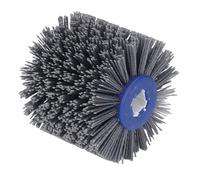Outil de Brûlure des Roues Métalliques 80 120x100 Mm en Acier en Acier Brosse de Polissage de Roue de Tambour pour le Travail de Meubles en Bois