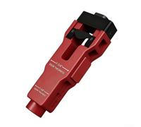 Outil de burinage à mortaise de porte en bois - Modèle de précision - Poignée ergonomique - Enfoncement efficace pour serrurier - Rouge
